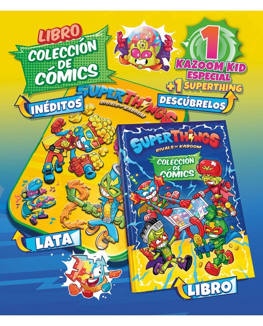 Imagem 0 de Libro Coleccionista Cómics Superthings - Neon Power & Beyond - LATA (Capa dura)