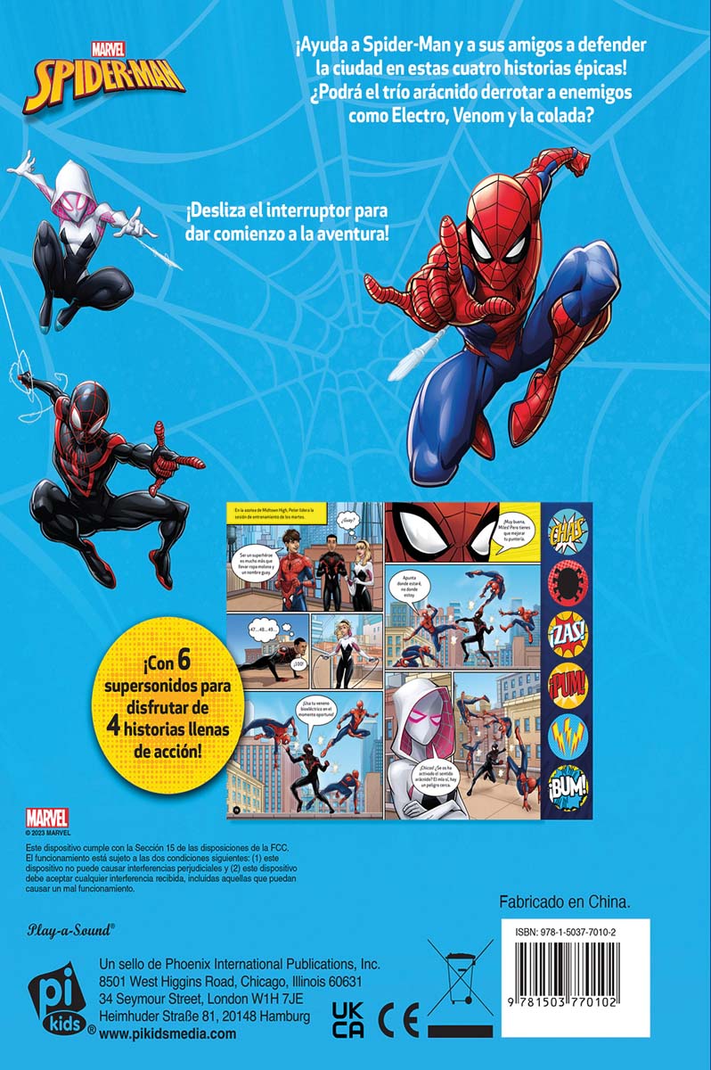 SPIDERMAN LA HORA ARÁCNIDA. SONIDOS DE ACCIÓN.ASB (Capa dura) 2