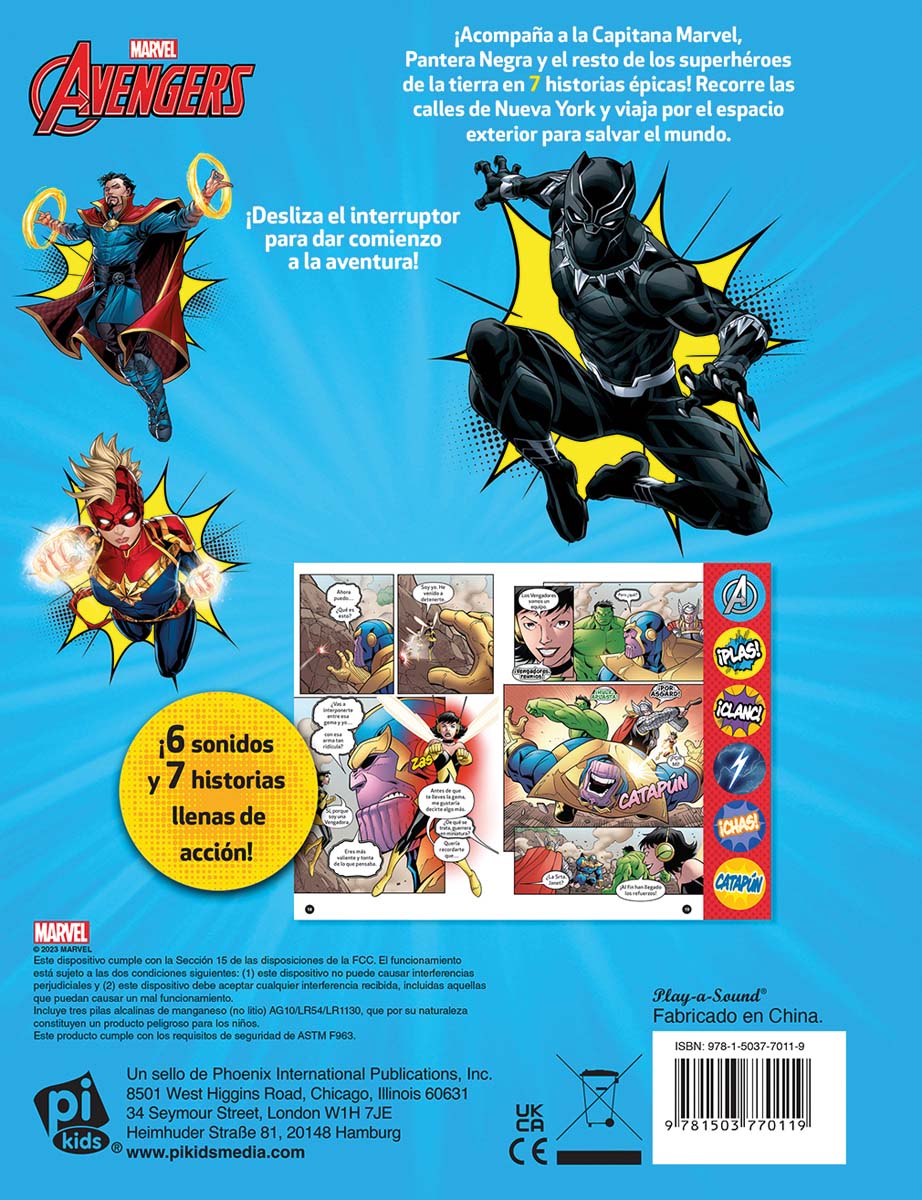 AVENGERS, HEROES REUNIDOS. SONIDOS DE ACCIÓN.ASB (Capa dura) 2