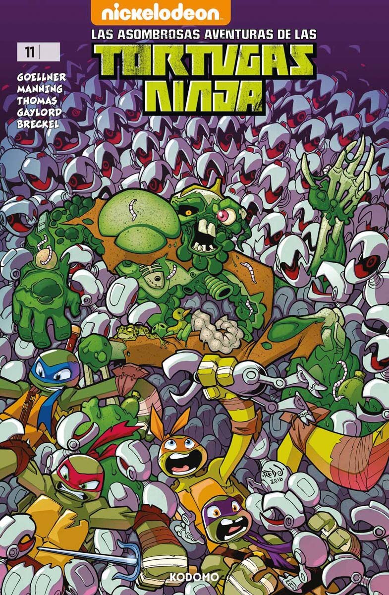 Las asombrosas aventuras de las Tortugas Ninja núm. 11 (Capa mole) 1