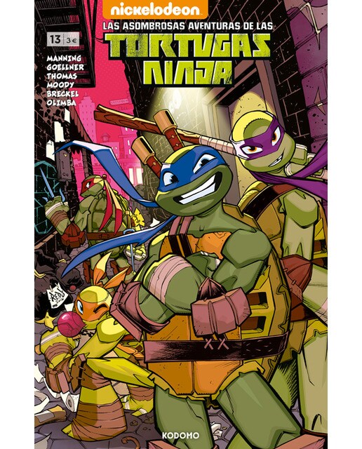 Las asombrosas aventuras de las Tortugas Ninja núm. 13 (Capa mole) 1