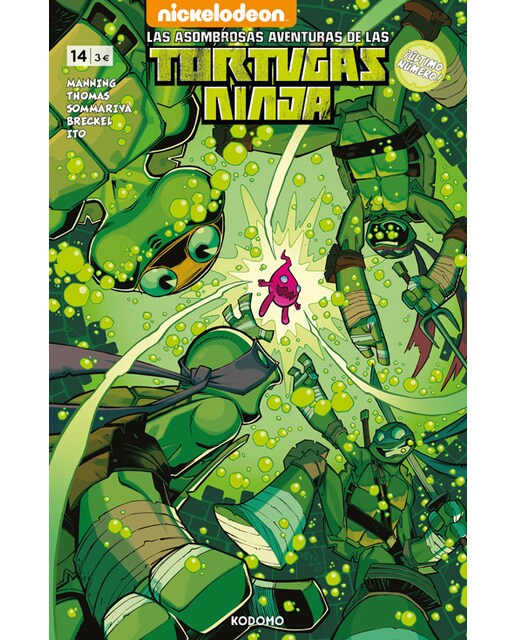 Las asombrosas aventuras de las Tortugas Ninja núm. 14 (Capa mole) 1