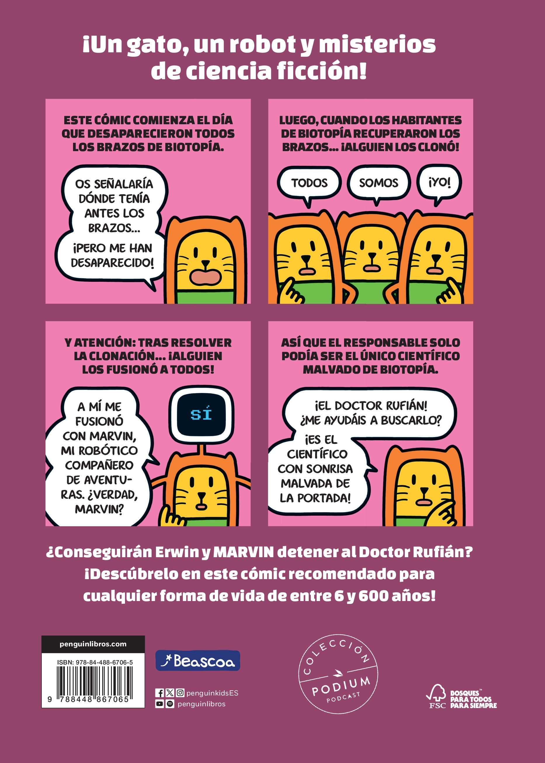 Erwin, el gato cuántico 2 - El ataque del doctor Rufián (Capa dura) 2