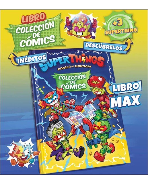 Libro Coleccionista Cómics Superthings - Neon Power & Beyond - MAX (Capa dura) 1