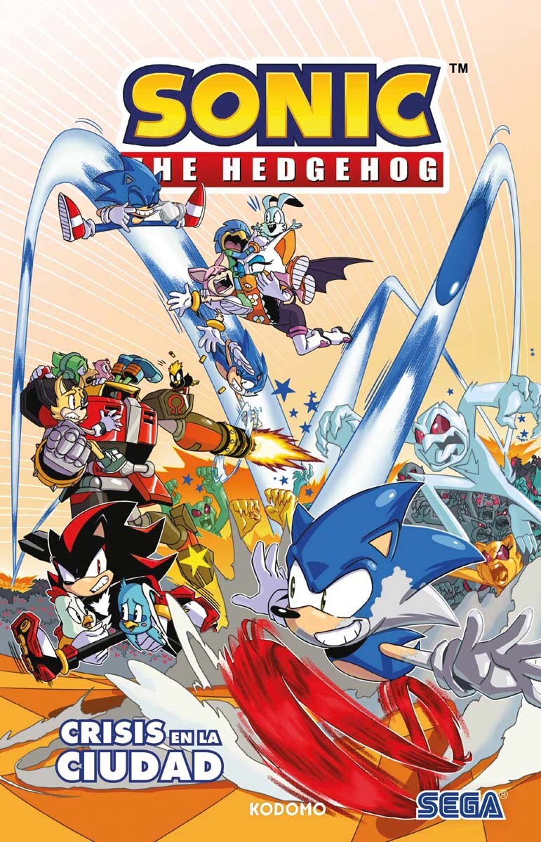 Sonic The Hedgehog vol. 5: Crisis en la ciudad (Biblioteca Super Kodomo) (Capa mole) 1