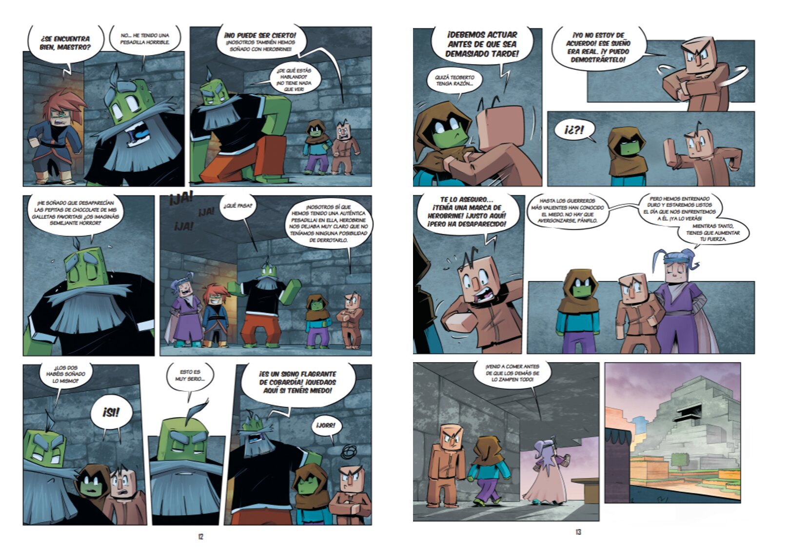 Minecraft. Diario de un aldeano pringao. Cómic 8: Listos para la batalla 2