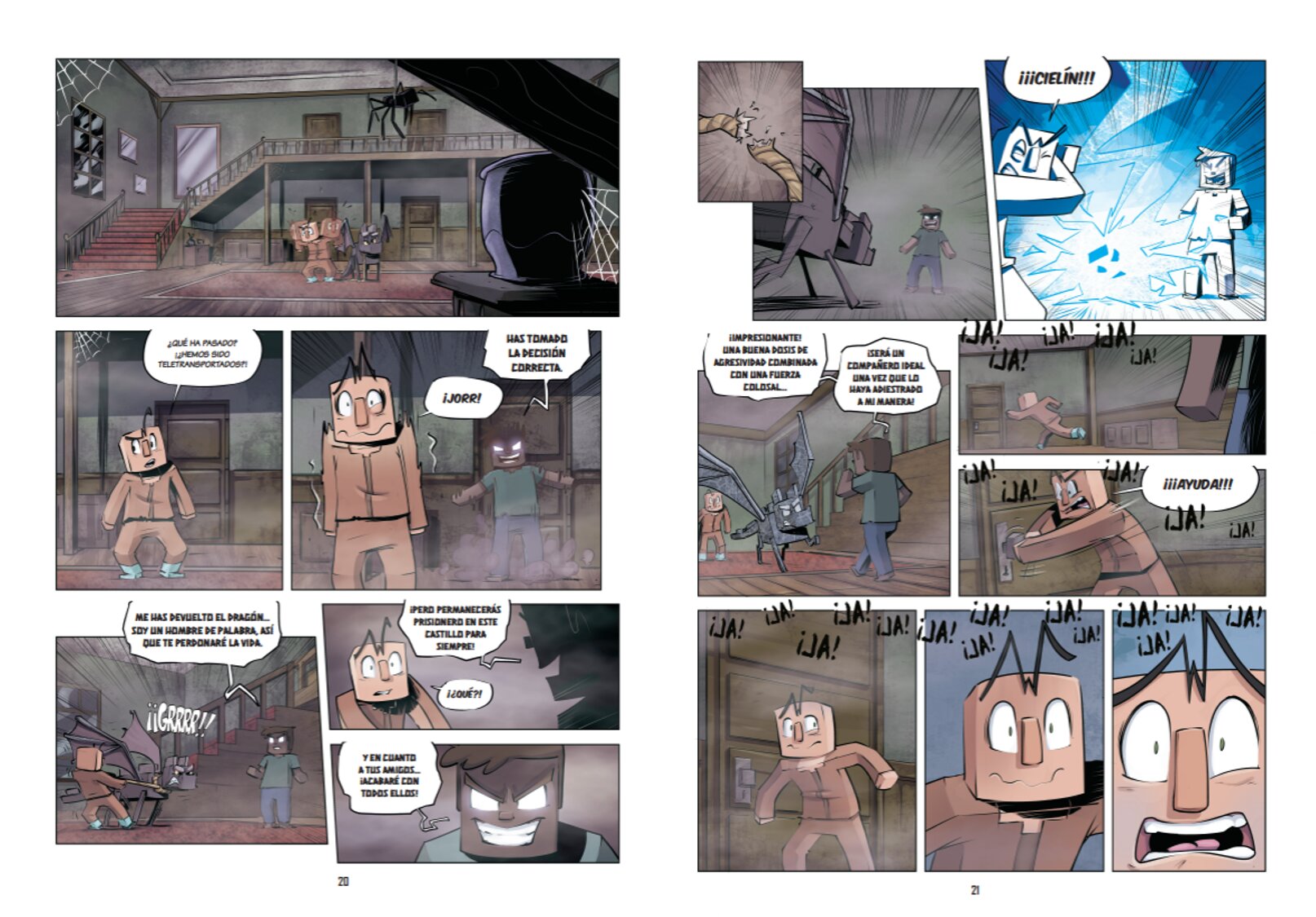 Minecraft. Diario de un aldeano pringao. Cómic 8: Listos para la batalla 3