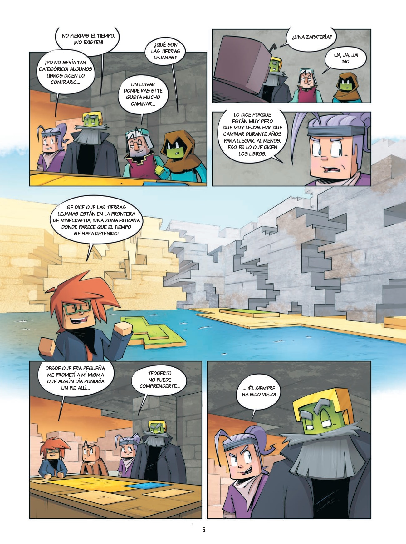 Minecraft. Diario de un aldeano pringao. Cómic 8: Listos para la batalla 7