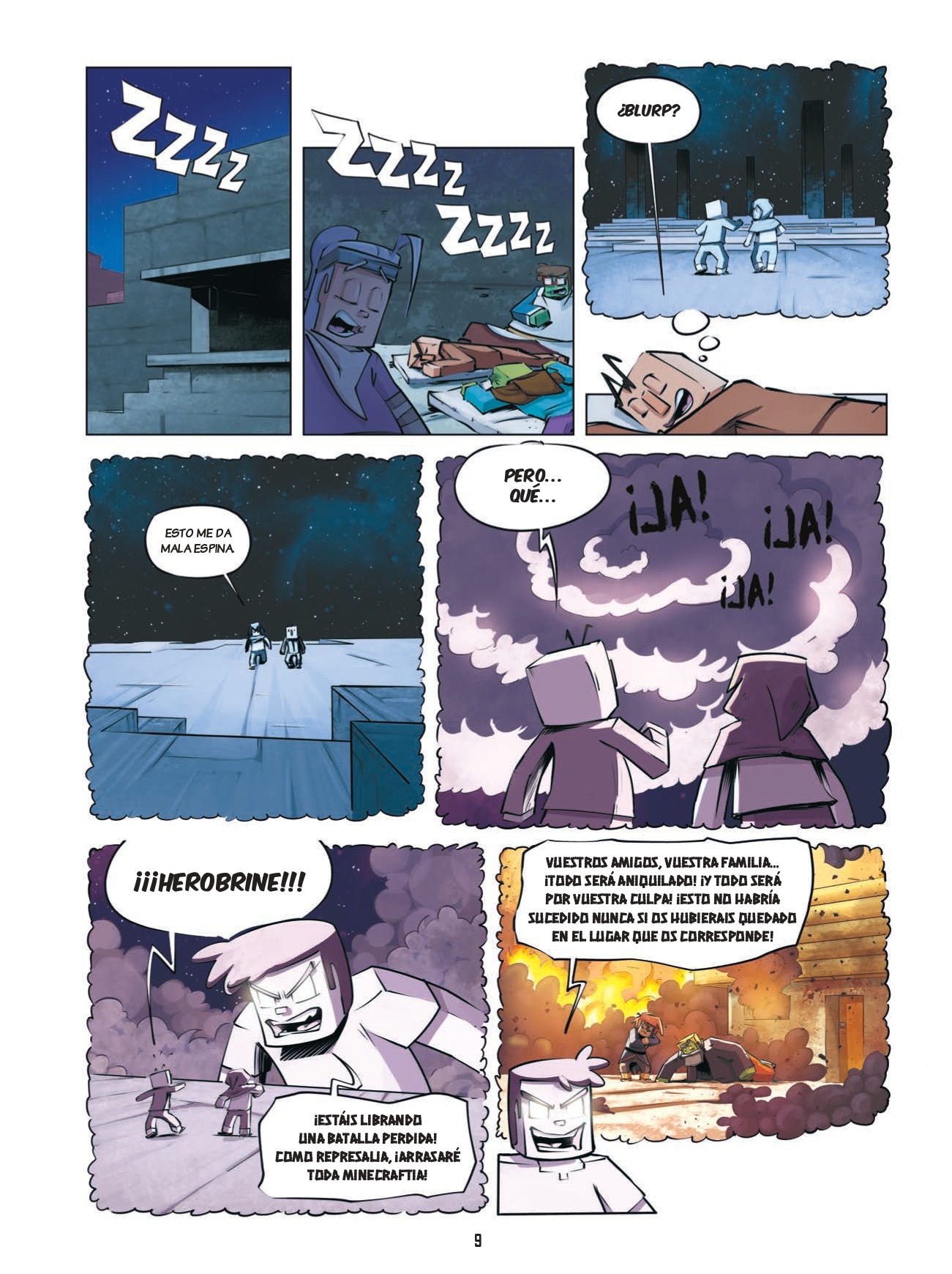 Minecraft. Diario de un aldeano pringao. Cómic 8: Listos para la batalla 10