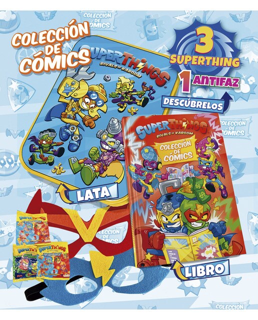 Imagem 0 de Libro Coleccionista Cómics Superthings - Rescue Force & Neon Power - LATA (Capa dura)