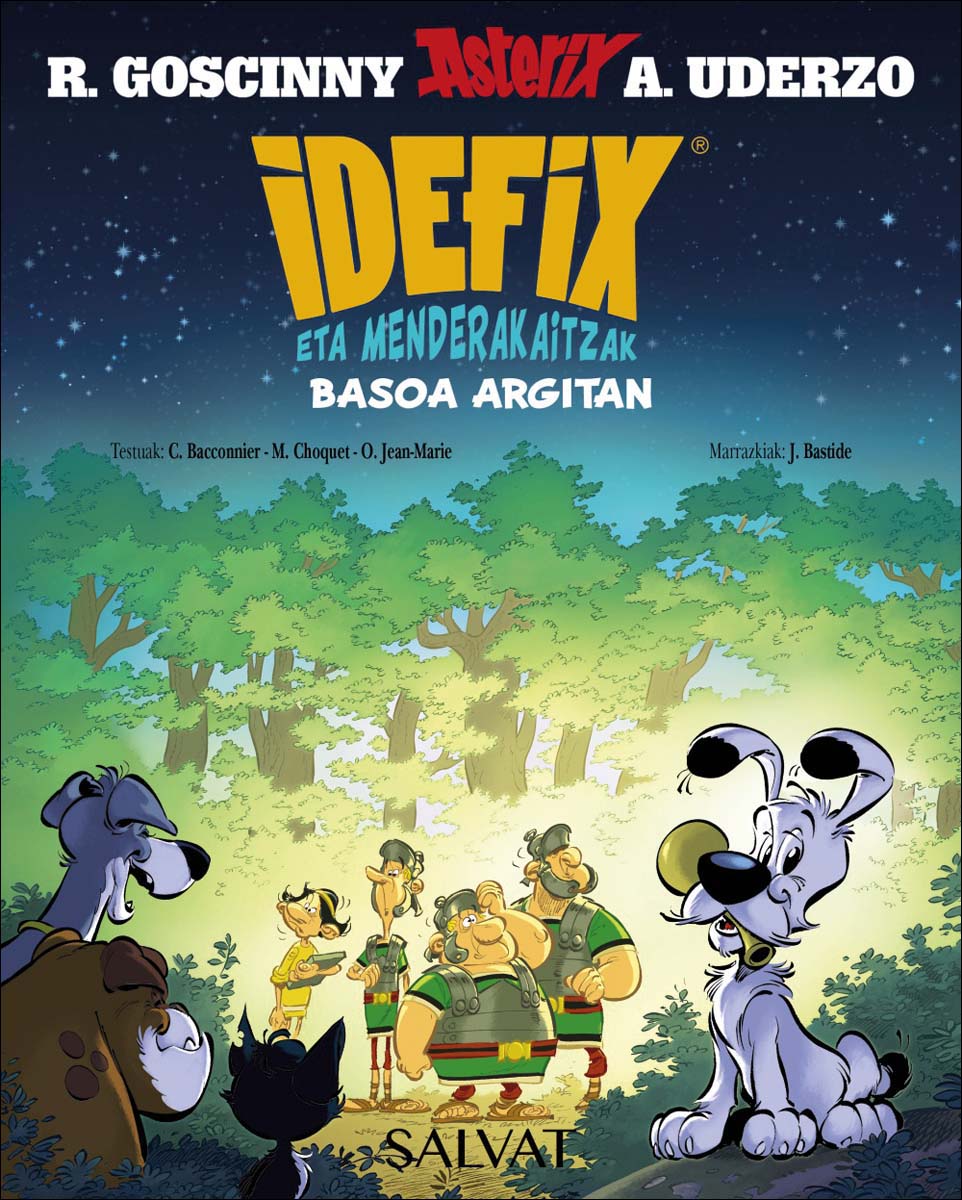 Idefix eta menderakaitzak, 6. Basoa argitan (Capa mole com abas) 1