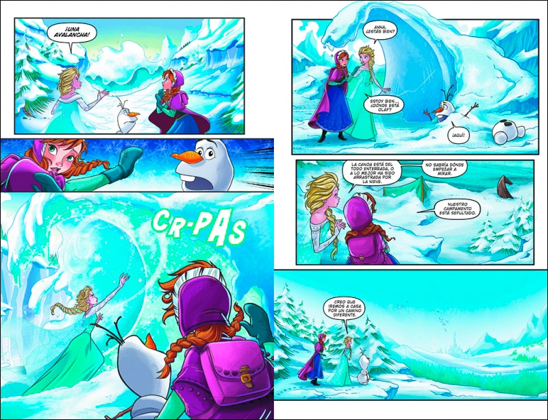 Aprendo a leer con cómics Disney - Frozen: Cómic con letra MAYÚSCULA, ideal para primeros lectores. (Capa dura) 3