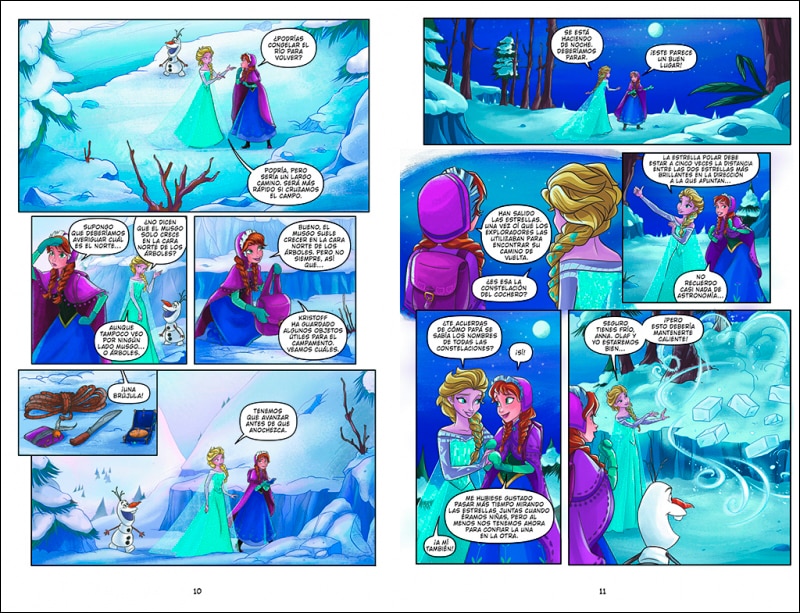 Aprendo a leer con cómics Disney - Frozen: Cómic con letra MAYÚSCULA, ideal para primeros lectores. (Capa dura) 4