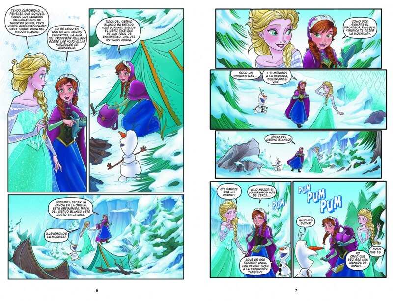 Aprendo a leer con cómics Disney - Frozen: Cómic con letra MAYÚSCULA, ideal para primeros lectores. (Capa dura) 5