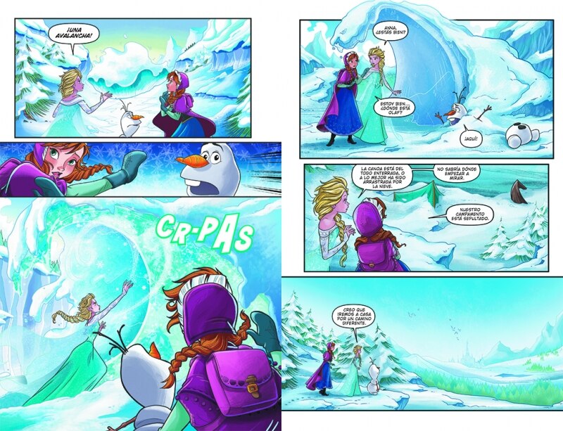 Aprendo a leer con cómics Disney - Frozen: Cómic con letra MAYÚSCULA, ideal para primeros lectores. (Capa dura) 6