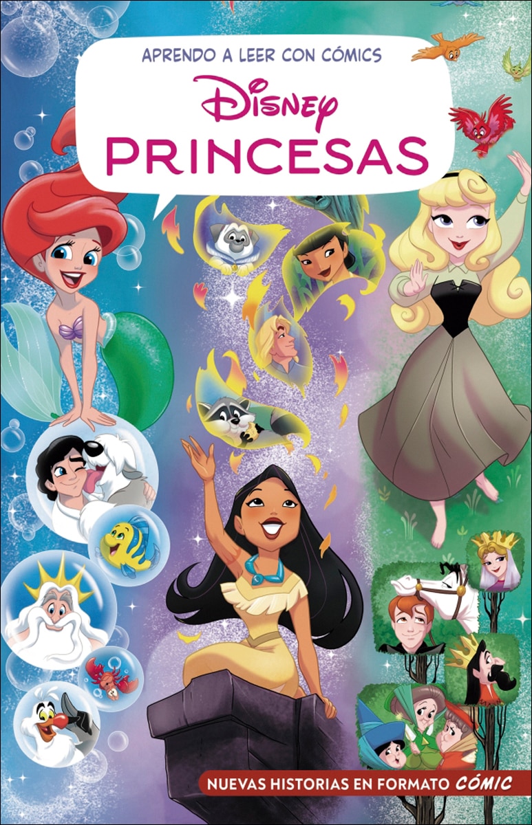 Aprendo a leer con cómics Disney - Princesas: Cómic con letra MAYÚSCULA, ideal para primeros lectores. (Capa dura) 1