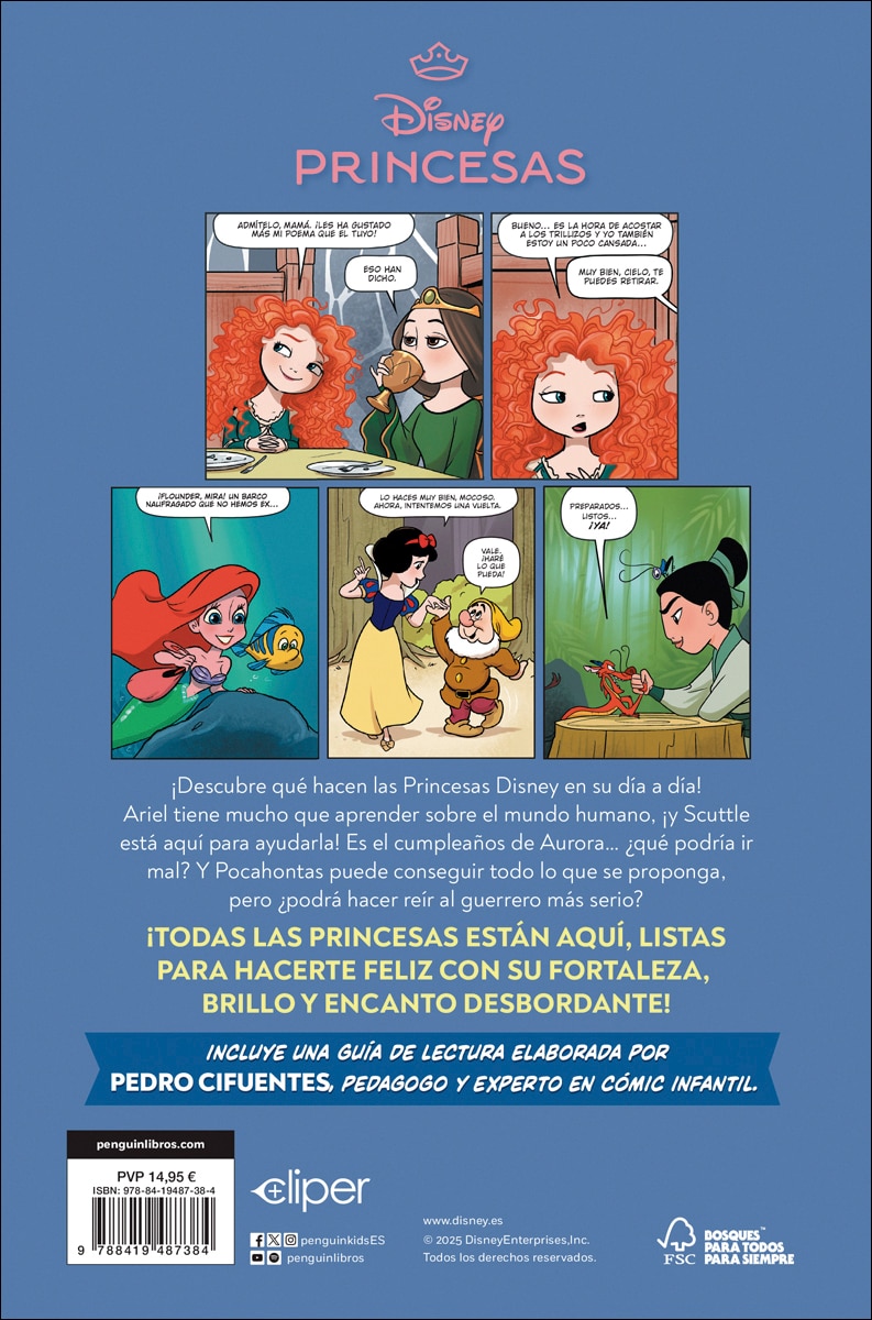 Aprendo a leer con cómics Disney - Princesas: Cómic con letra MAYÚSCULA, ideal para primeros lectores. (Capa dura) 2