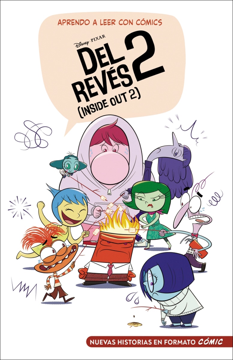 Imagem 0 de Aprendo a leer con cómics Disney - Del revés 2 (Inside Out 2): Cómic con letra MAYÚSCULA, ideal para primeros lectores. (Capa dura)