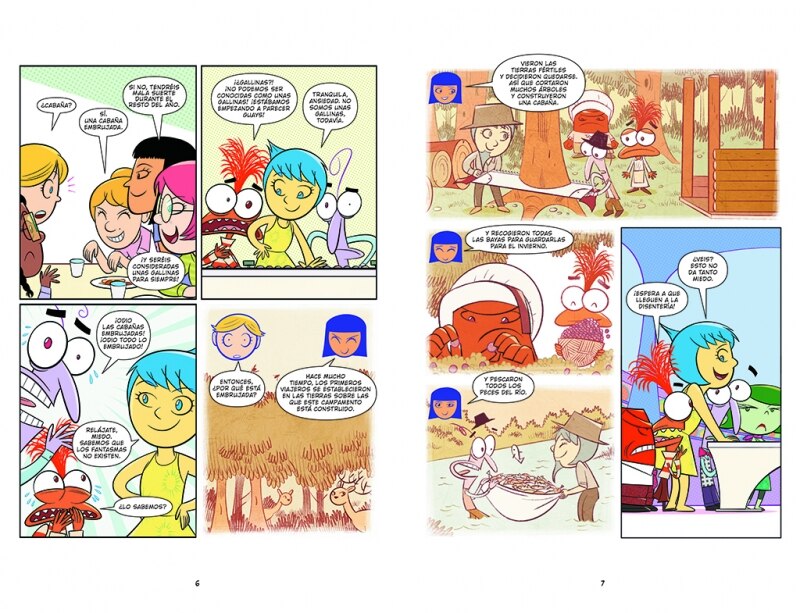 Aprendo a leer con cómics Disney - Del revés 2 (Inside Out 2): Cómic con letra MAYÚSCULA, ideal para primeros lectores. (Capa dura) 5