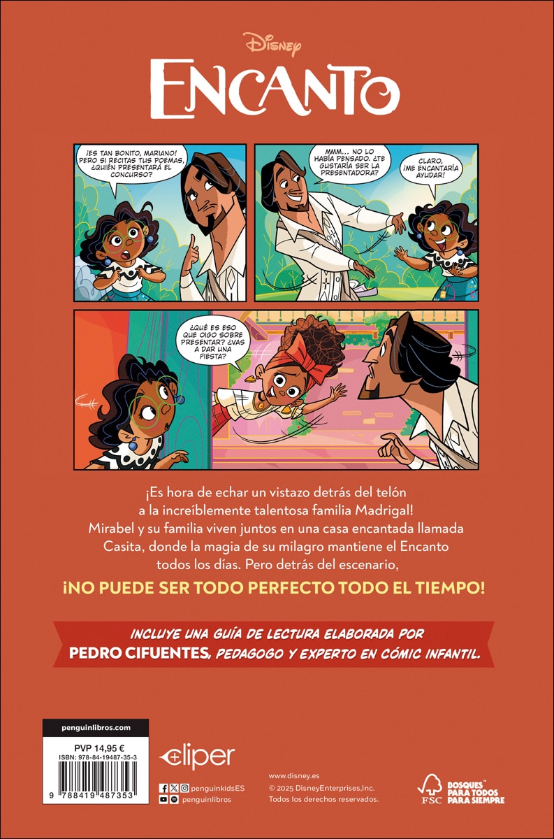 Aprendo a leer con cómics Disney - Encanto: Cómic con letra MAYÚSCULA, ideal para primeros lectores. (Capa dura) 2