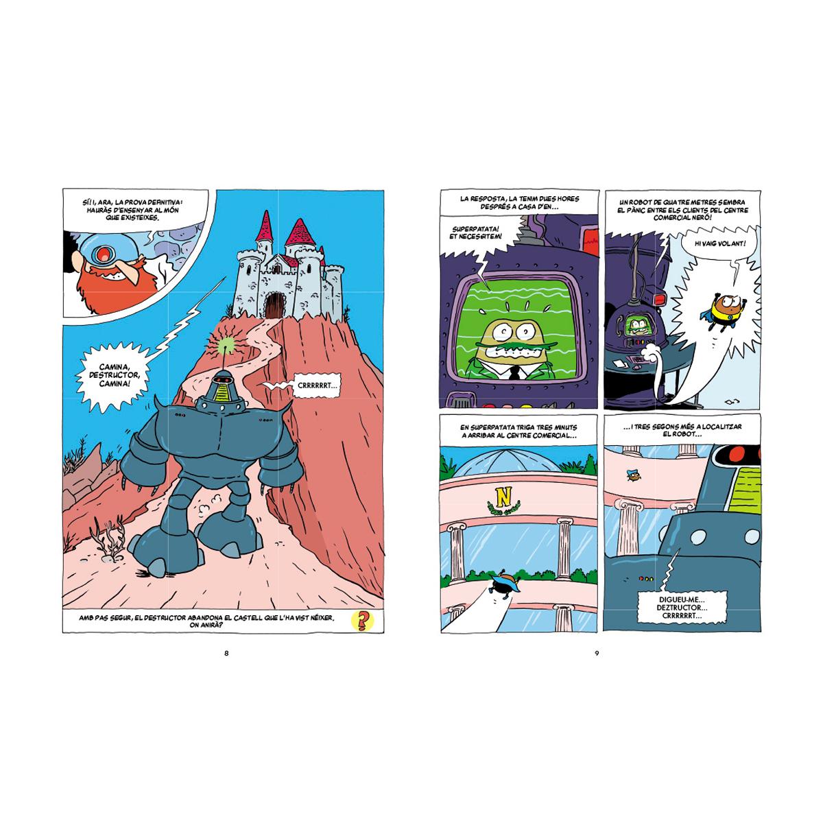 SUPERPATATA 5 - ELS ROBOTS DEL PROFESSOR  (Capa Mole) 4