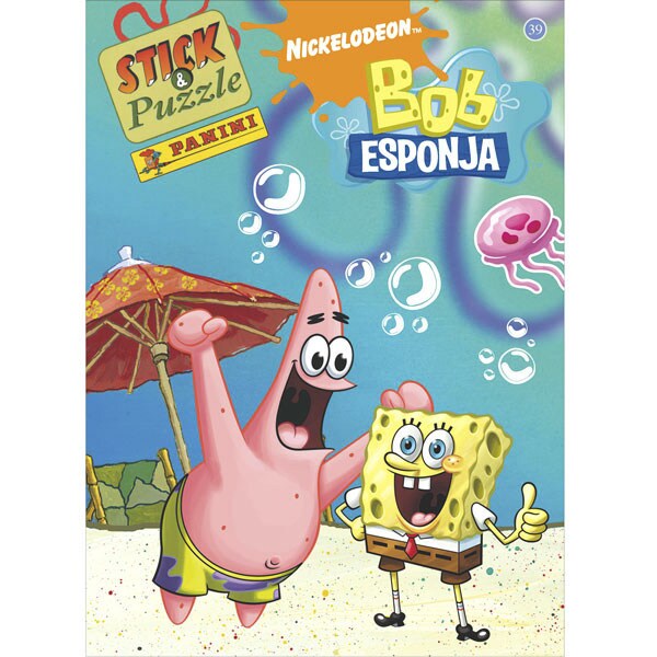 Stick &amp; puzzle bob esponja 2