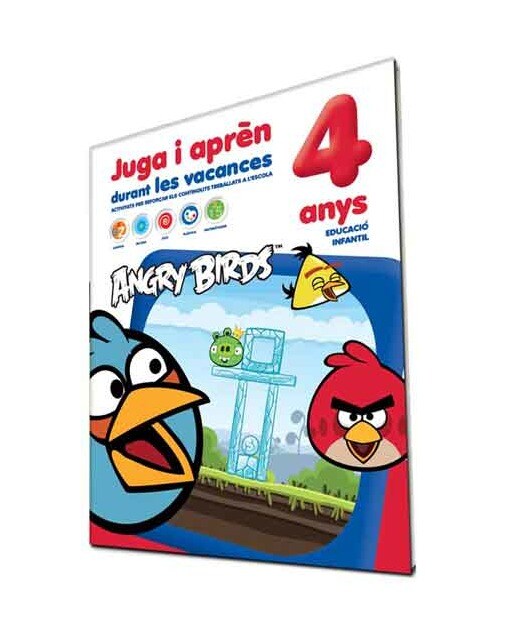 Angry Birds 4 anys: Juga i aprèn durant les vacances
