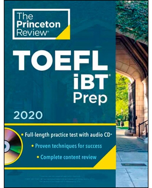 Princeton review toefl ibt prep with audio cd 2020 1