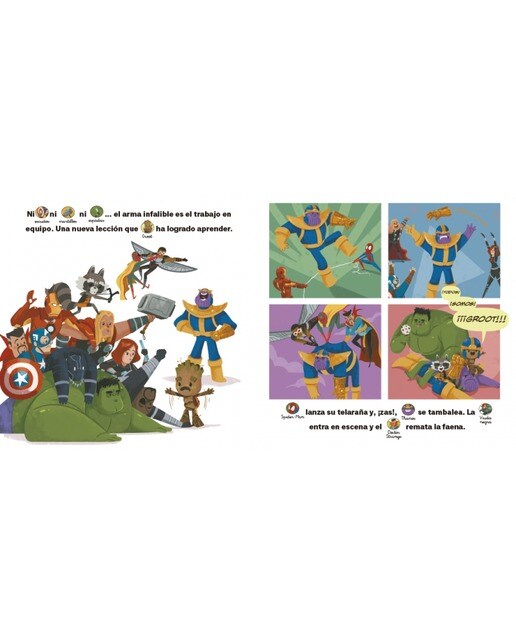 Groot comienza la aventura (Mis lecturas Marvel): Con pictogramas y actividades educativas (Capa dura) 2