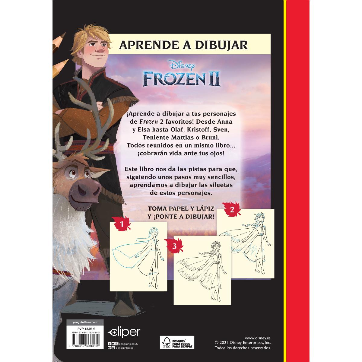 Aprende a dibujar Frozen II (Disney. Libros creativos): ¡Aprende a dibujar a tus personajes favoritos, incluidos Anna, Elsa y Olaf! (Capa dura) 2