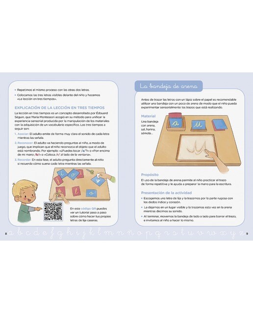 Creciendo con Montessori. Cuadernos de actividades - Aprendo a leer y escribir con el método Montessori (nivel 1): Libro de actividades  (Tapa blanda) 3