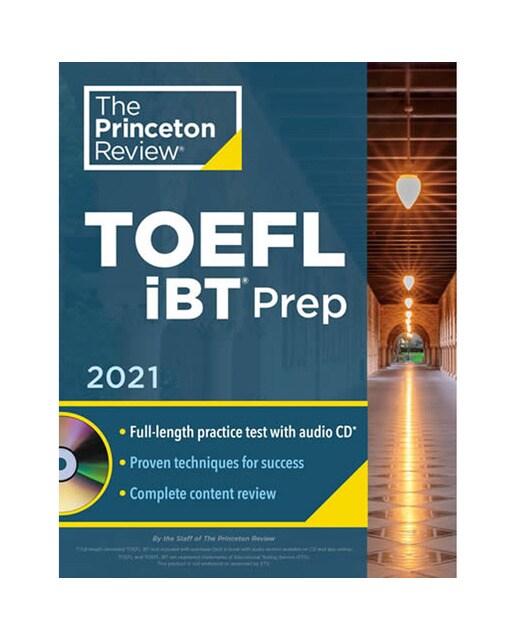 Princeton review toefl ibt with audio cd 1