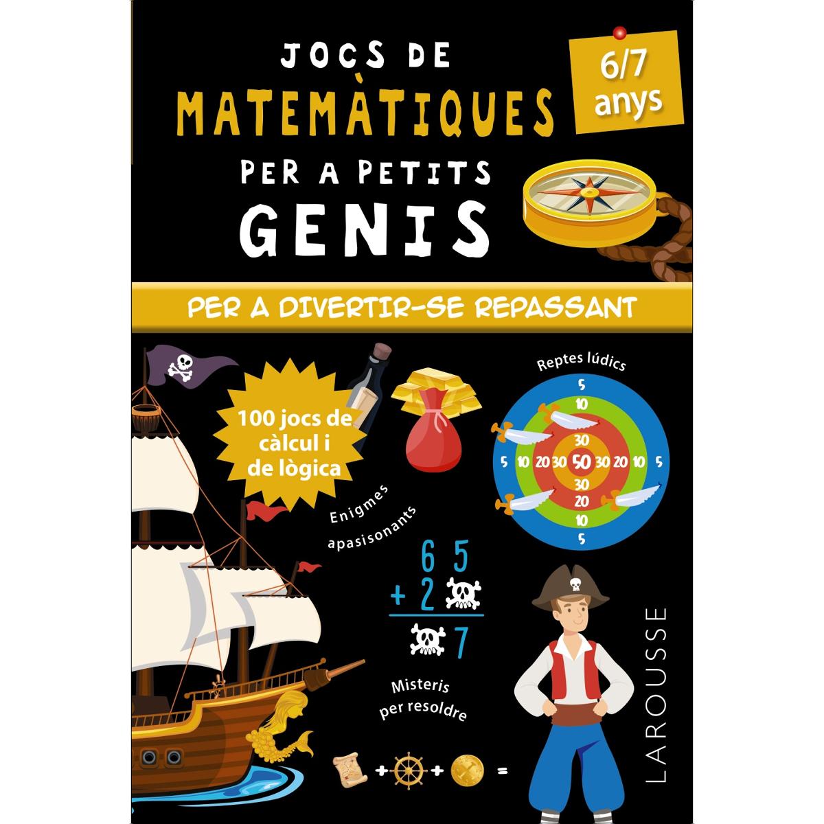 Imagem 0 de Jocs de matemàtiques per a petits genis 6-7 anys(Tapa blanda)