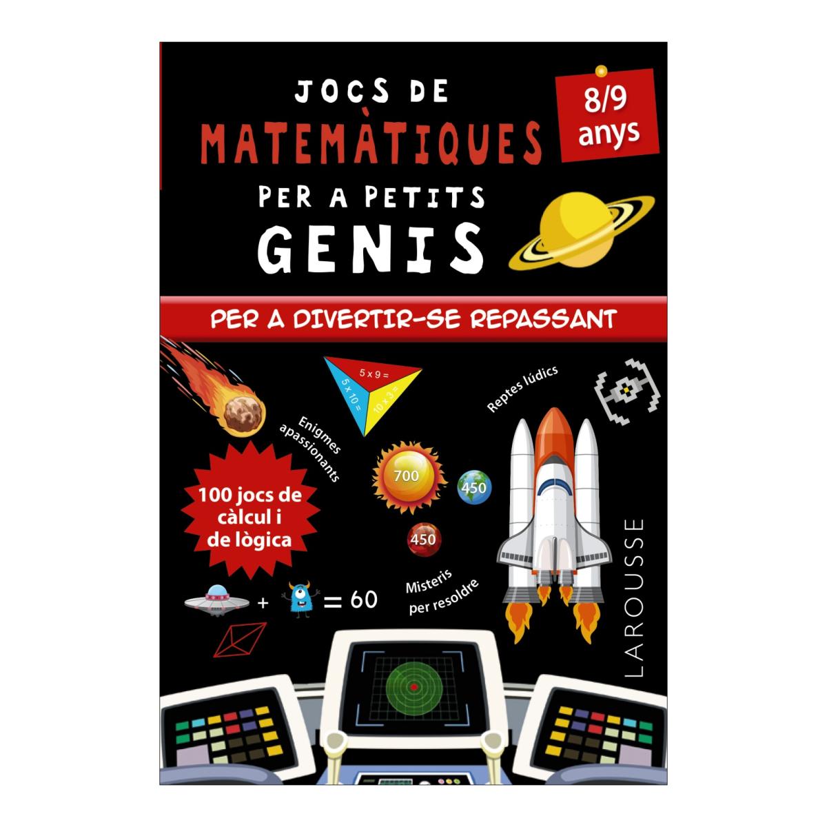 Imagem 0 de Jocs de matemàtiques per a petits genis 8-9 anys(Tapa blanda)