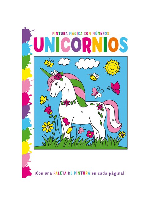 PINTURA MÁGICA CON NÚMEROS: UNICORNIOS (Capa mole) 1