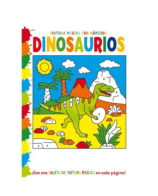 PINTURA MÁGICA CON NÚMEROS: DINOSAURIOS (Capa mole) 1