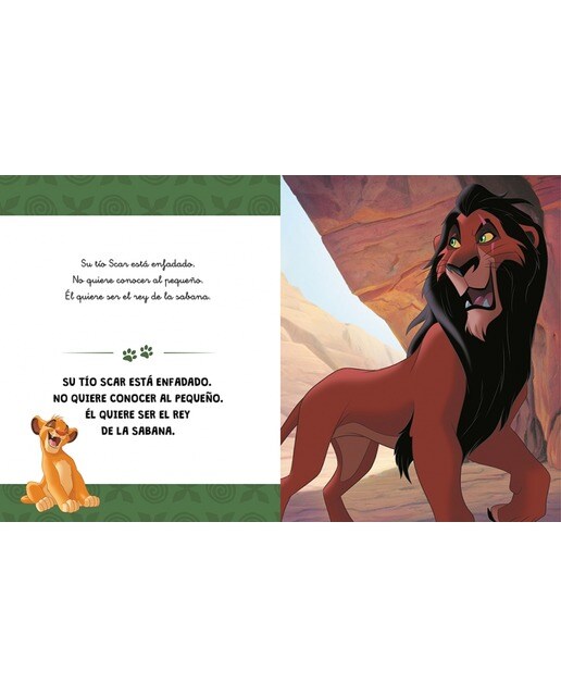 El Rey León. Ya leo solo (Disney. Lectoescritura): Con textos en letra ligada y mayúscula (Capa mole) 3