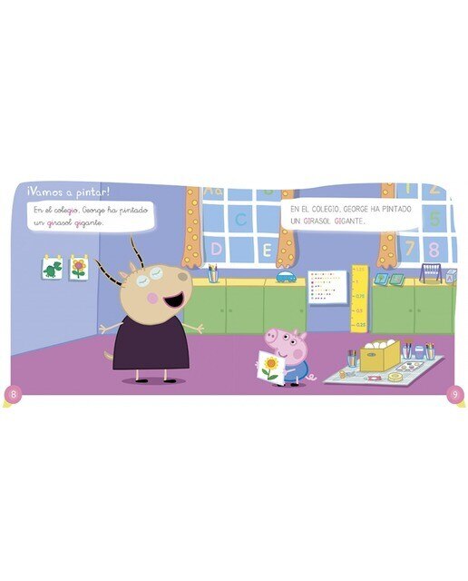Un cuento para cada letra: j, ge, gi, ll, ñ, ch, x, k, w, güe-güi (Leo con Peppa Pig 5) (Capa mole) 3