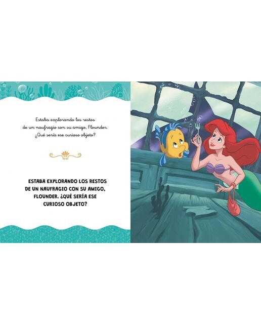 La Sirenita. Ya leo solo (Disney. Lectoescritura): Con textos en letra ligada y mayúscula (Capa mole) 4