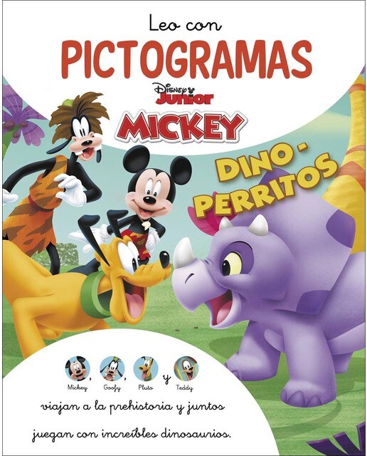 Mickey Mouse Funhouse. Leo con pictogramas. Dino-Perritos (Disney. Lectoescritura) (Capa dura) 1