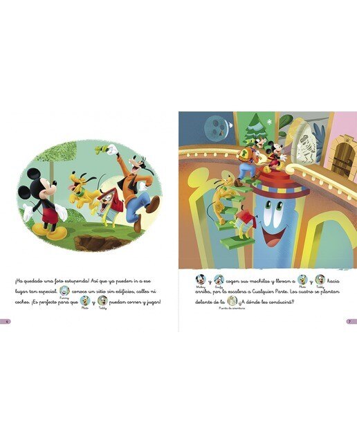 Mickey Mouse Funhouse. Leo con pictogramas. Dino-Perritos (Disney. Lectoescritura) (Capa dura) 3