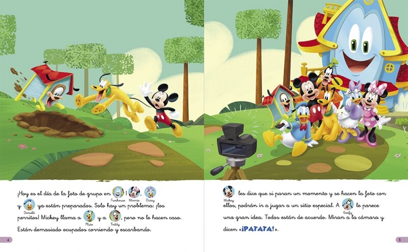 Mickey Mouse Funhouse. Leo con pictogramas. Dino-Perritos (Disney. Lectoescritura) (Capa dura) 5