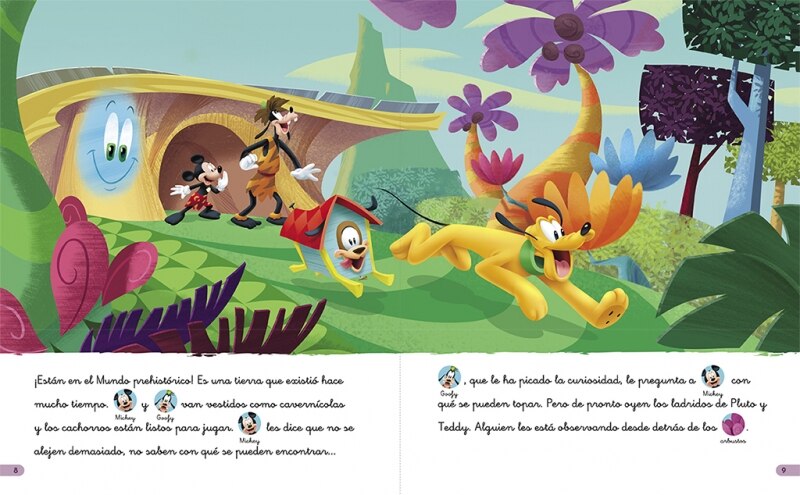 Mickey Mouse Funhouse. Leo con pictogramas. Dino-Perritos (Disney. Lectoescritura) (Capa dura) 6