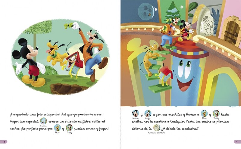 Mickey Mouse Funhouse. Leo con pictogramas. Dino-Perritos (Disney. Lectoescritura) (Capa dura) 7