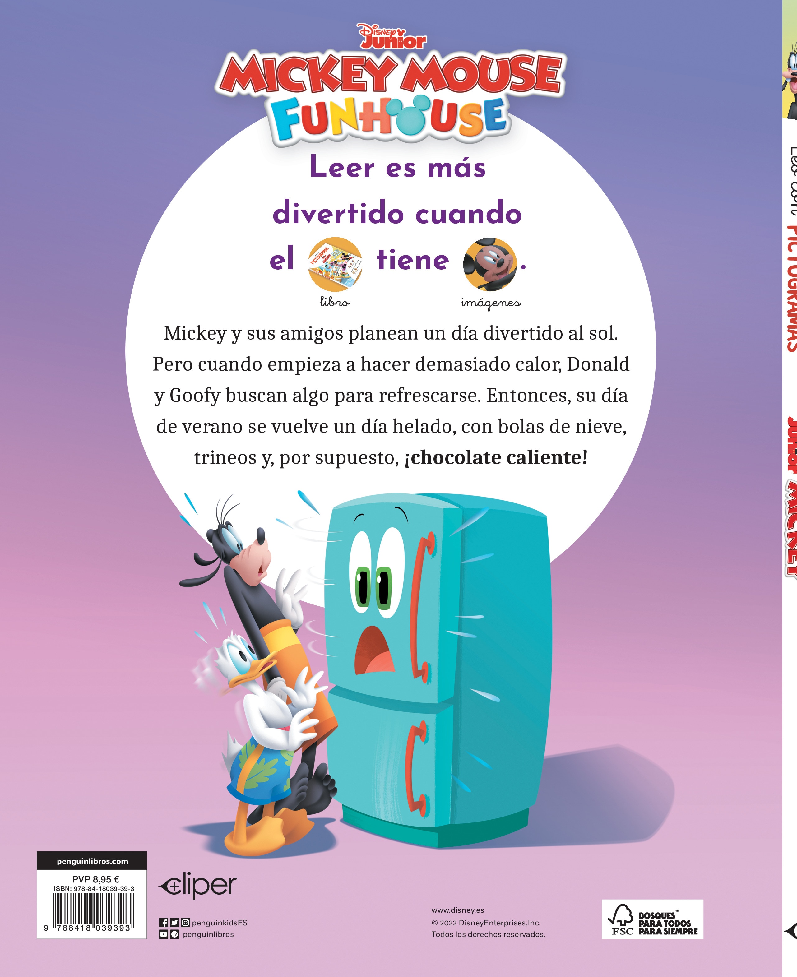 Mickey Mouse Funhouse. Leo con pictogramas. Un día de frío en verano (Disney. Lectoescritura) (Capa dura) 2