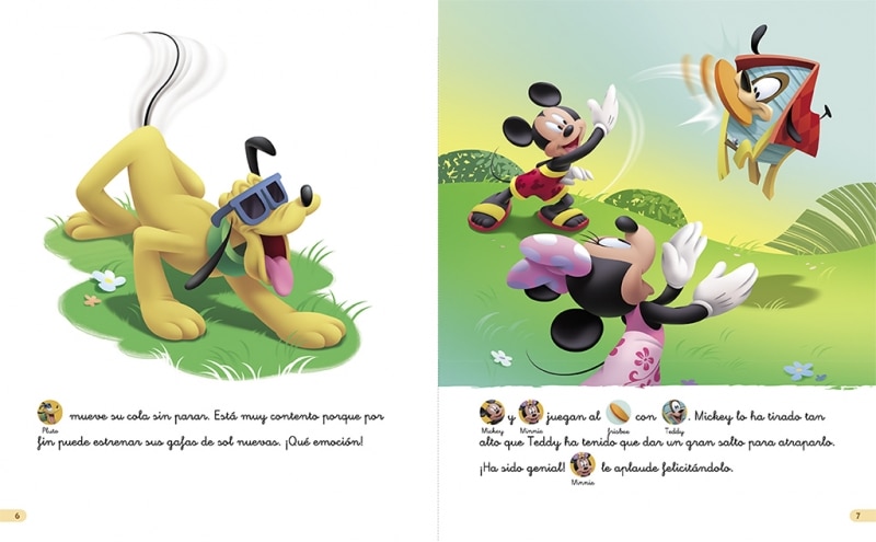 Mickey Mouse Funhouse. Leo con pictogramas. Un día de frío en verano (Disney. Lectoescritura) (Capa dura) 7