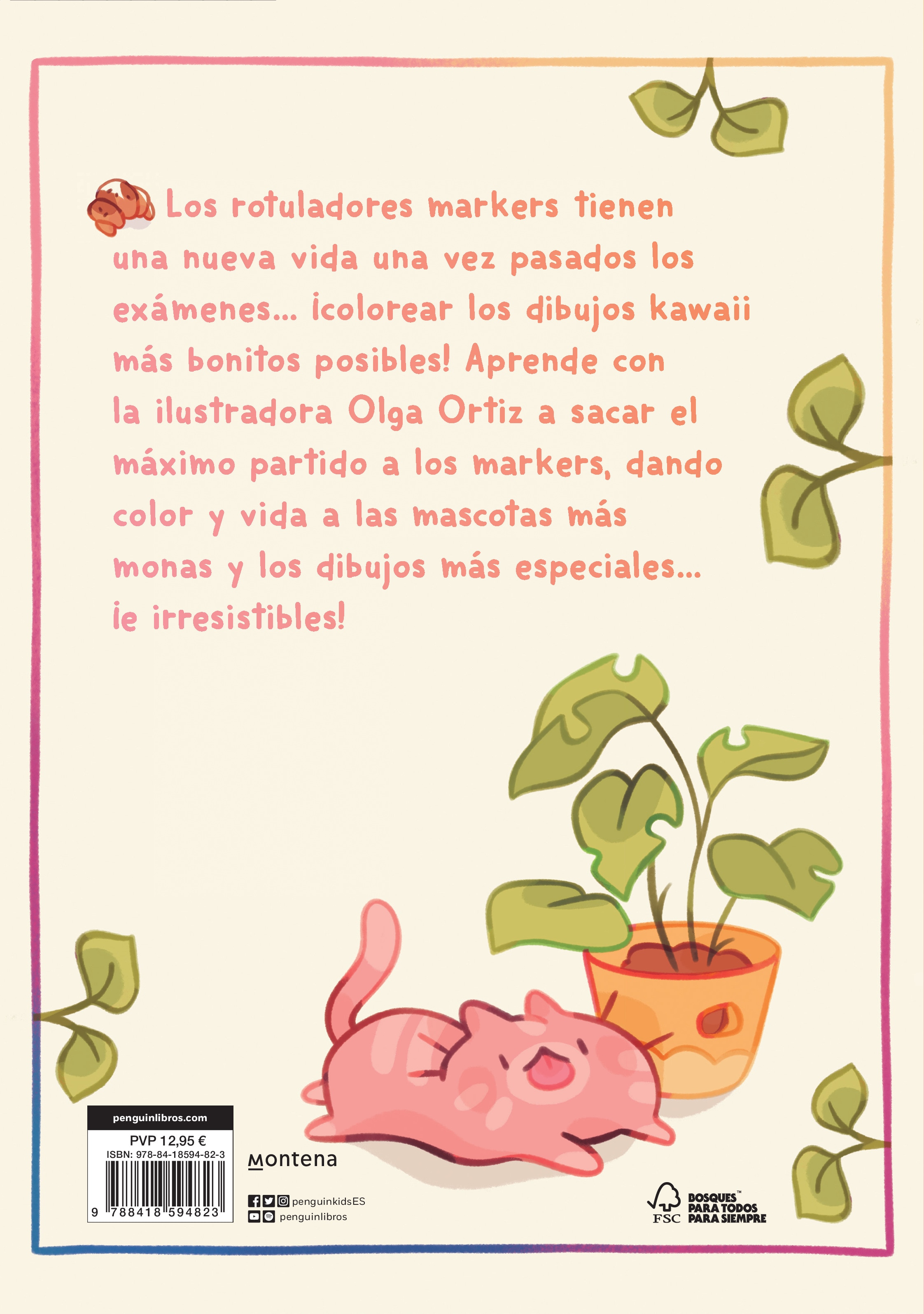 Colorear con markers: Alivia tu estrés con este relajante libro de colorear para rotuladores, lápices de color, bolígrafos de gel o acuar (Capa mole) 2