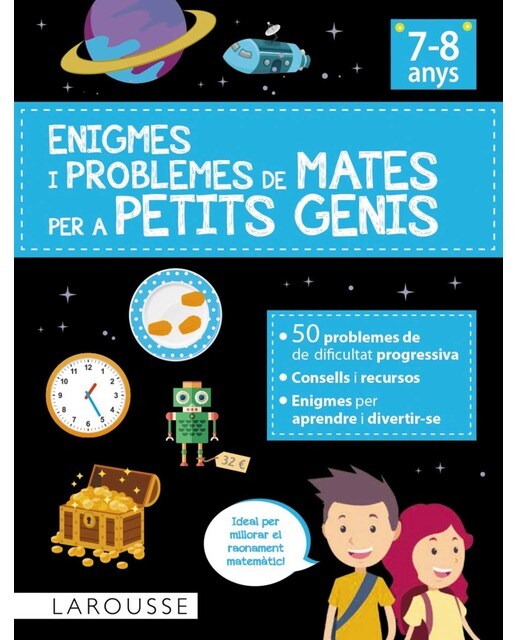Enigmes i problemes de mates per a petits genis (7-8 anys)(Tapa blanda) 1