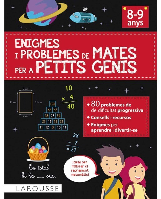 Enigmes i problemes de mates per a petits genis (8-9 anys)(Tapa blanda) 1