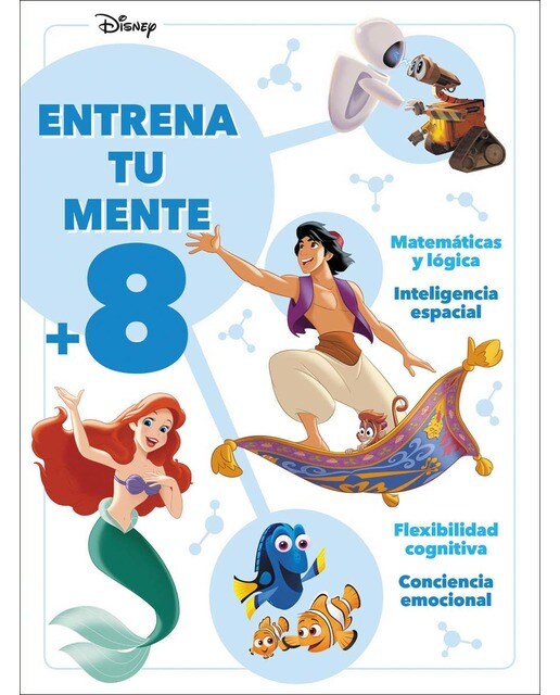 Disney. Entrena tu mente +8: Actividades y juegos a partir de 8 años(Tapa blanda) 1